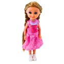 LEAN TOYS Mini Laleczka Z Długimi Włosami W Sukience 15cm Mix