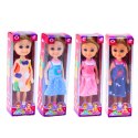 LEAN TOYS Mini Laleczka Z Długimi Włosami W Sukience 15cm Mix