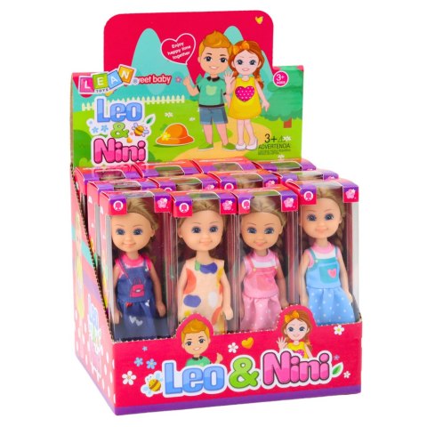 LEAN TOYS Mini Laleczka Z Długimi Włosami W Sukience 15cm Mix LEAN TOYS Mini Laleczka Z Długimi Włosami W Sukience 15cm Mix