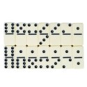 LEAN Toys Domino Gra Klasyczna Rodzinna Logiczna Zręcznościowa 28 Kostek