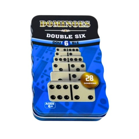LEAN Toys Domino Gra Klasyczna Rodzinna Logiczna Zręcznościowa 28 Kostek LEAN Toys Domino Gra Klasyczna Rodzinna Logiczna Zręcznościowa 28 Kostek