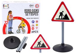 LEAN Toys Duży Znak Ostrzegawczy Prace Drogowe Edukacyjny 70cm