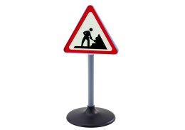 LEAN Toys Duży Znak Ostrzegawczy Prace Drogowe Edukacyjny 70cm