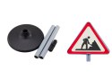 LEAN Toys Duży Znak Ostrzegawczy Prace Drogowe Edukacyjny 70cm