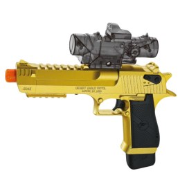 LEAN Toys Elektryczny Pistolet na Kulki Wodne Strzałki Piankowe Złoty