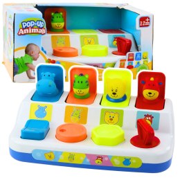 LEAN Toys Gra Wyskakujące Zwierzątko Pop Up Interaktywna Dla Najmłodszych