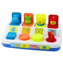 LEAN Toys Gra Wyskakujące Zwierzątko Pop Up Interaktywna Dla Najmłodszych