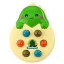 LEAN Toys Gra Zrecznościowa Mini Whack A Mole Dinozaur W Jajku Zielony
