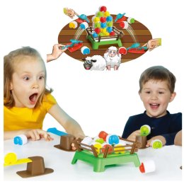 LEAN Toys Gra Zręcznościowa Rodzinna Skaczące Owce Kolorowe