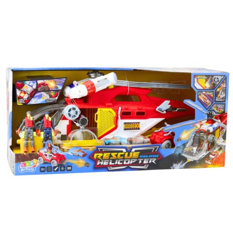 LEAN Toys Helikopter Ratunkowy Wielofunkcyjny Akcesoria Zestaw Światła Dźwięki LEAN Toys Helikopter Ratunkowy Wielofunkcyjny Akcesoria Zestaw Światła Dźwięki
