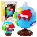 LEAN Toys Interaktywny Globus Edukacyjny Dla Malucha Kontynenty Obrotowy