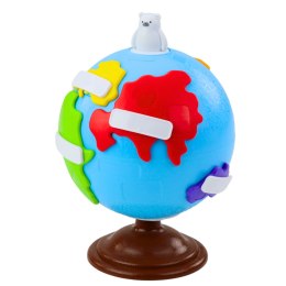 LEAN Toys Interaktywny Globus Edukacyjny Dla Malucha Kontynenty Obrotowy