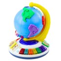 LEAN Toys Interaktywny Globus Edukacyjny Muzyczny Dla Malucha Kontynenty Zwierzęta