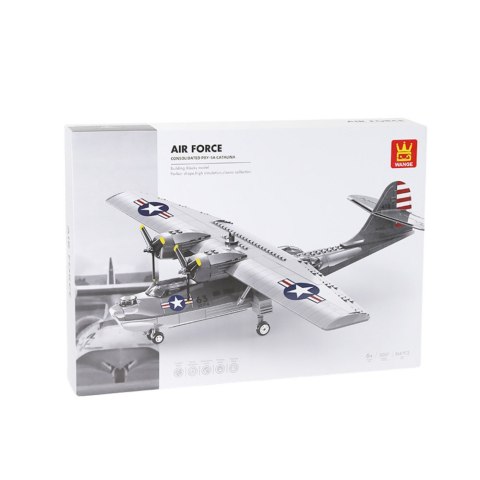 LEAN Toys Klocki Konstrukcyjne Samolot PBY-5A Catalina 364el LEAN Toys Klocki Konstrukcyjne Samolot PBY-5A Catalina 364el