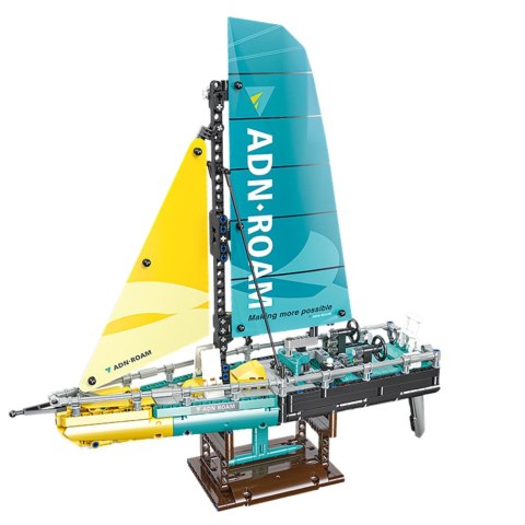 LEAN Toys Klocki Konstrukcyjne Żaglówka Łódź Type 65 Model 675el LEAN Toys Klocki Konstrukcyjne Żaglówka Łódź Type 65 Model 675el
