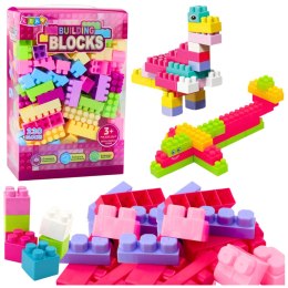 LEAN Toys Klocki W Pudełku Edukacyjne Duże Budowlane Zestaw Kolorowe 230ele.