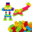 LEAN Toys Klocki W Pudełku Edukacyjne Duże Budowlane Zestaw Kolorowe 60 ele.