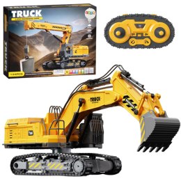 LEAN Toys Koparka Gąsienicowa Do Złożenia DIY Zdalnie Sterowana RC 133el