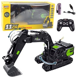 LEAN Toys Koparka Gąsienicowa Zdalnie Sterowana 2.4G 11CH Czarna