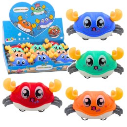 LEAN Toys Krab Interaktywny Z Napędem Naciągiem Jeżdżący Kolorowe