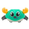 LEAN Toys Krab Interaktywny Z Napędem Naciągiem Jeżdżący Kolorowe