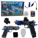 LEAN Toys Pistolet Elektryczny Na Kulki Wodne Grafitti Niebieski