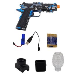 LEAN Toys Pistolet Elektryczny Na Kulki Wodne Grafitti Niebieski