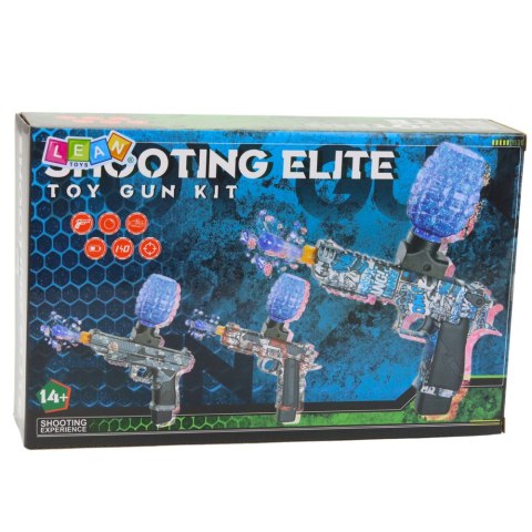 LEAN Toys Pistolet Elektryczny Na Kulki Wodne Grafitti Niebieski LEAN Toys Pistolet Elektryczny Na Kulki Wodne Grafitti Niebieski