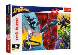 Trefl Puzzle Puzzle - 100 - Do góry nogami / Disney Marvel Spiderman 16347