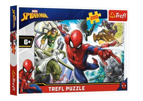 Trefl Puzzle Puzzle - 200 - Urodzony bohater - Disney Marvel Spiderman 13235 Trefl Puzzle Puzzle - 200 - Urodzony bohater - Disney Marvel Spiderman 13235