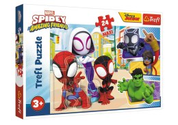 Trefl Puzzle Puzzle - 24 Maxi -Spiday i przyjaciele / Spiday and his amazing friends 14348
