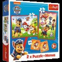 Trefl Puzzle Puzzle - 2w1 + memos - Psia ekipa w akcji - Viacom PAW Patrol 93337