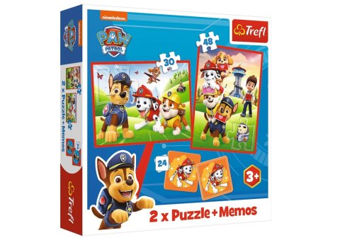Trefl Puzzle Puzzle - 2w1 + memos - Psia ekipa w akcji - Viacom PAW Patrol 93337 Trefl Puzzle Puzzle - 2w1 + memos - Psia ekipa w akcji - Viacom PAW Patrol 93337