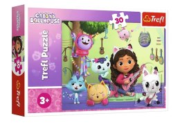 Trefl Puzzle Puzzle - 30 - Gabi i jej uroczy domek - Universal Gabbys Dollhouse 18301