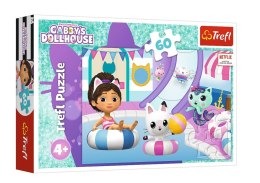 Trefl Puzzle Puzzle - 60 - Gabby na basenie - Universal Gabbys Dollhouse Trefl 17393