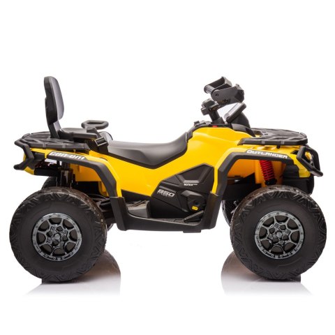 LEAN CARS Quad Can Am Outlander 4x4 DK-CA005 Żółty LEAN CARS Quad Can Am Outlander 4x4 DK-CA005 Żółty