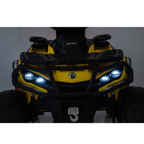 LEAN CARS Quad Can Am Outlander 4x4 DK-CA005 Żółty LEAN CARS Quad Can Am Outlander 4x4 DK-CA005 Żółty
