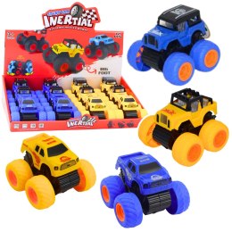 LEAN TOYS Autko Terenowe Wspinaczkowe Z Napędem Żółty Niebieski