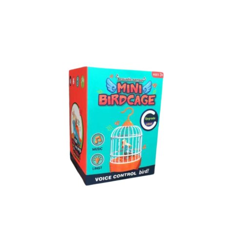 LEAN TOYS Klatka Z Ptaszkami Na Baterie Światła Dźwięki Niebieska LEAN TOYS Klatka Z Ptaszkami Na Baterie Światła Dźwięki Niebieska