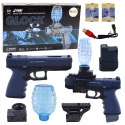 LEAN Toys Automatyczny Pistolet Na Kulki Wodne Żelowe Glock Niebieski