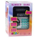 LEAN Toys Bankomat Sejf Skarbonka Światła Dźwięki Kod PIN Czarny
