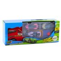LEAN Toys Ciężarówka z Garażem Z Autkami Wyrzutnia 3szt Czerwona