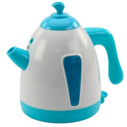 LEAN Toys Czajnik Na Baterie Para Wodna Światła Dźwięki Turkusowy