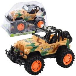 LEAN Toys Duży Samochód Terenowy Militarny Off-Road Beżowy