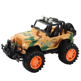 LEAN Toys Duży Samochód Terenowy Militarny Off-Road Beżowy