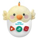 LEAN Toys Interaktywna Wańka Wstańka Kurczak Światła Dźwięki Żółty