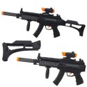 LEAN Toys Karabin Maszynowy Zabawkowy Światła Dźwięki Czarny 62cm