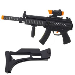 LEAN Toys Karabin Maszynowy Zabawkowy Światła Dźwięki Czarny 62cm