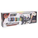LEAN Toys Karabin Snajperski Stojak Światła Dźwięki Wibracje Czarny