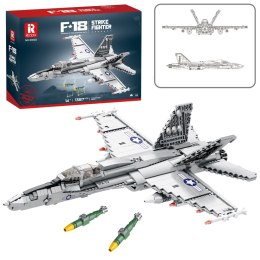 LEAN Toys Klocki Konstrukcyjne Myśliwiec F-16 Fighting Falcon 1427el